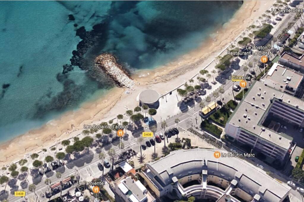 Blue Summer Vibes Mini Studio For Two, Ac, Parking, Beach At 50M, Spa Access -2 La Ciotat Bagian luar foto