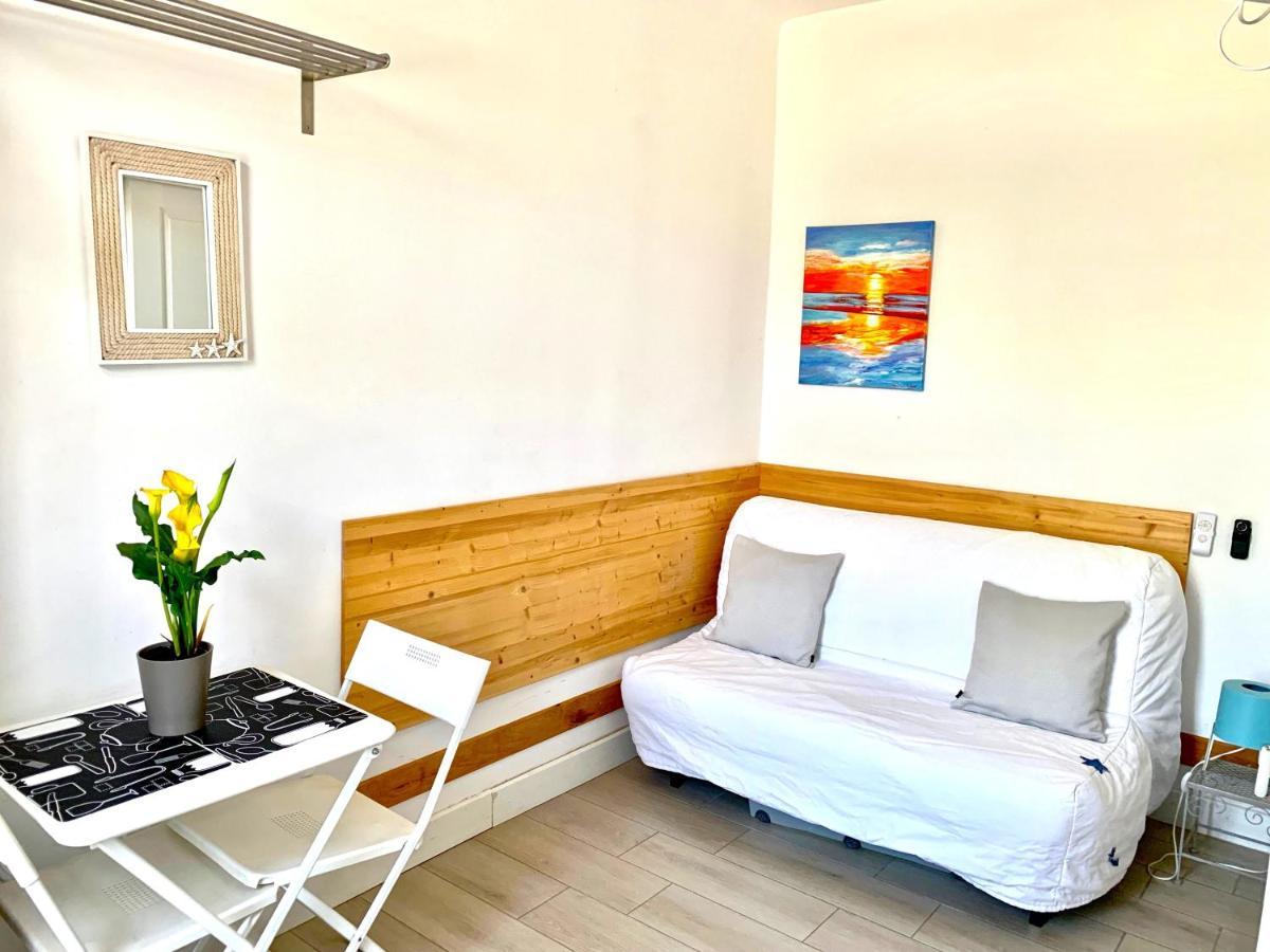 Blue Summer Vibes Mini Studio For Two, Ac, Parking, Beach At 50M, Spa Access -2 La Ciotat Bagian luar foto